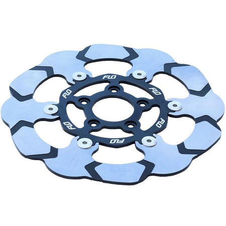 FLO M/D Floating Rotor 11.8 Front Silver HARLEY| HD - 901S - MojoMotoSport.com