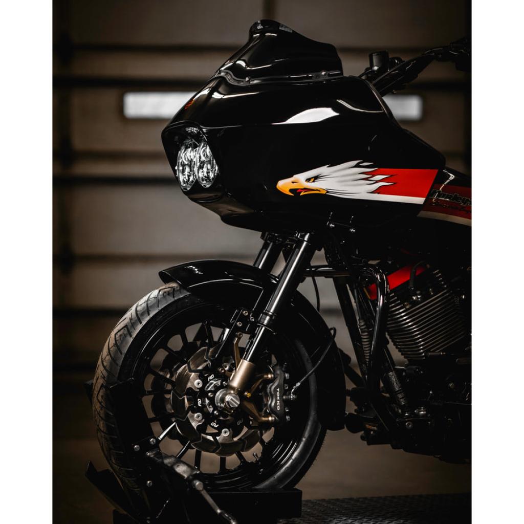 FLO M/D Floating Rotor 11.8 Front Silver HARLEY| HD - 901S - MojoMotoSport.com