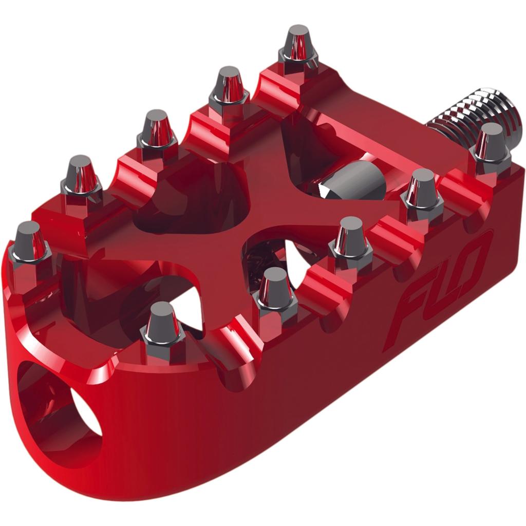 FLO Moto Style Shift Peg Red | FPEG - 802R - MojoMotoSport.com