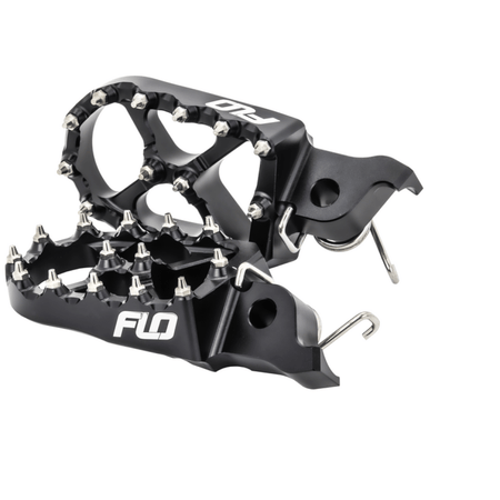 FLO Pro Series Foot Pegs Black KTM/HUSQ/GAS | FPEG - 795 - 4BLK - MojoMotoSport.com