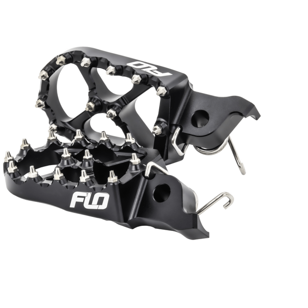 FLO Pro Series Foot Pegs Black YAMA | FPEG - 793 - 2BLK - MojoMotoSport.com