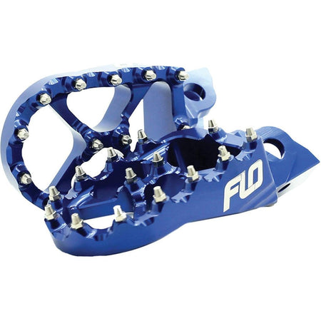 FLO Pro Series Foot Pegs Blue Ktm/Hus | FPEG - 795BLU - MojoMotoSport.com