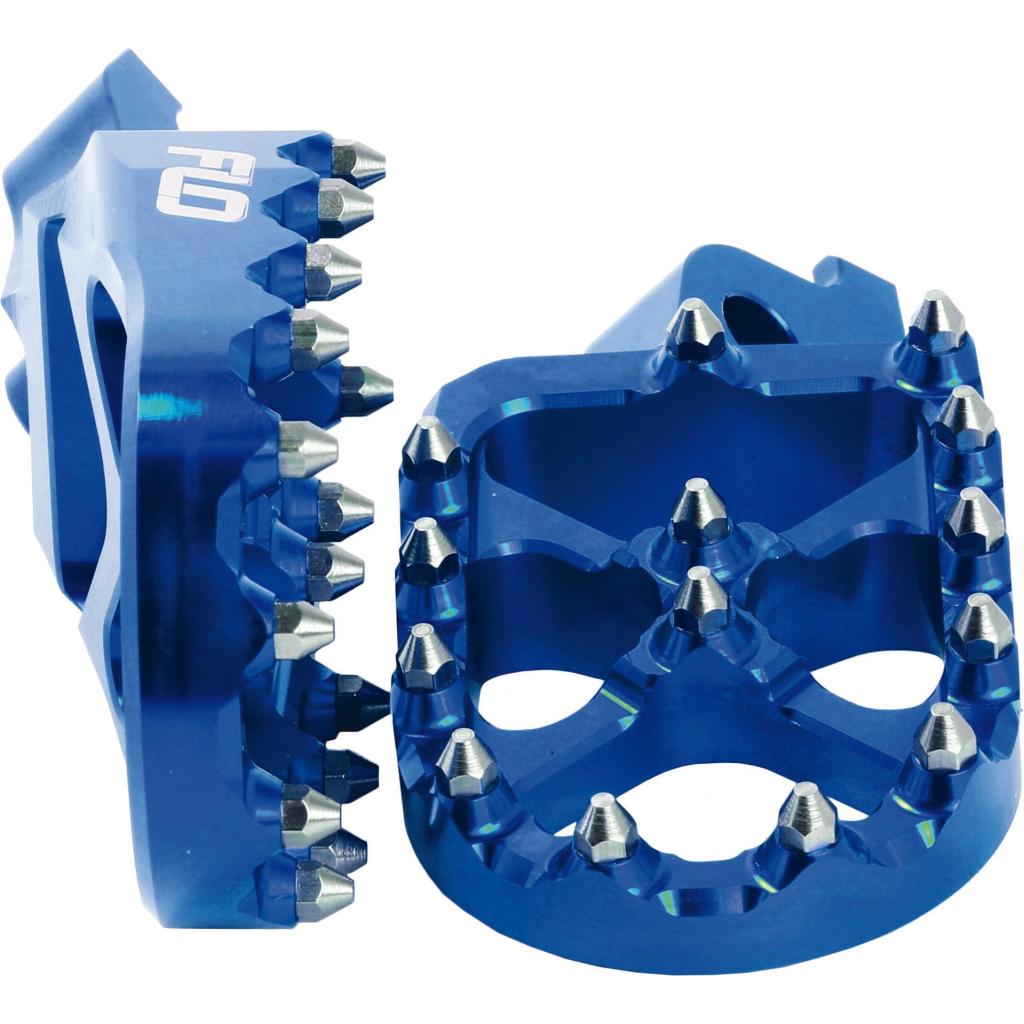 FLO Pro Series Foot Pegs Blue YAMA | FPEG - 793 - 2BLU - MojoMotoSport.com