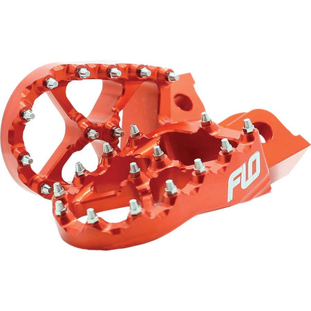 FLO Pro Series Foot Pegs Orange Ktm/Hus | FPEG - 795 - 2 ORG - MojoMotoSport.com