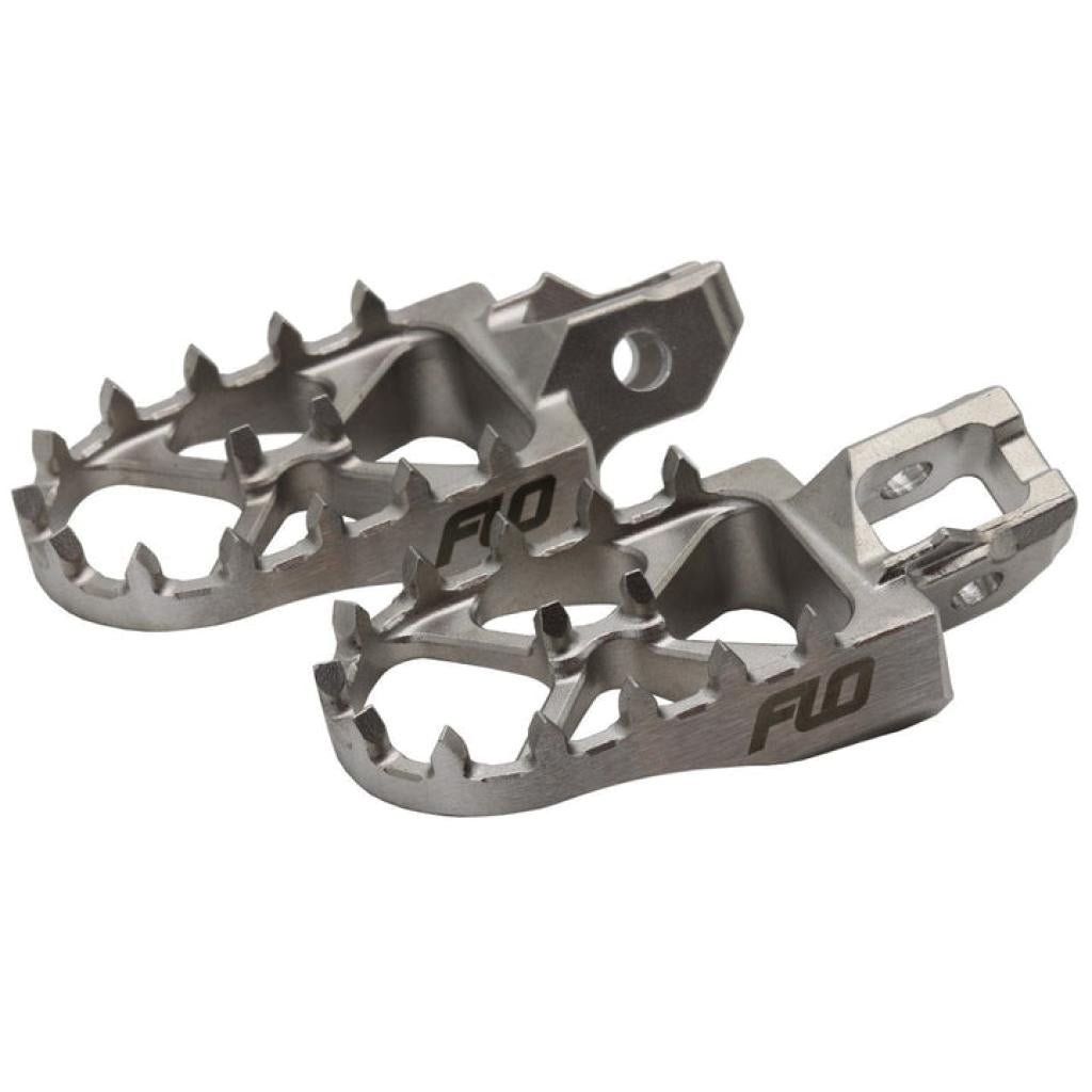 FLO Stainless Steel Foot Pegs YAMA | SS - 793 - MojoMotoSport.com