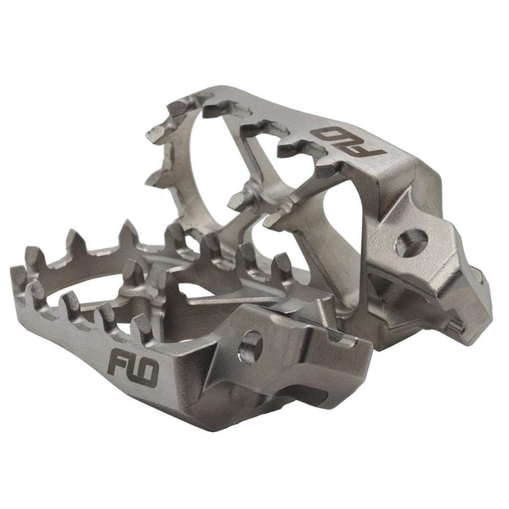 FLO Stainless Steel Foot Pegs YAMA | SS - 793 - MojoMotoSport.com