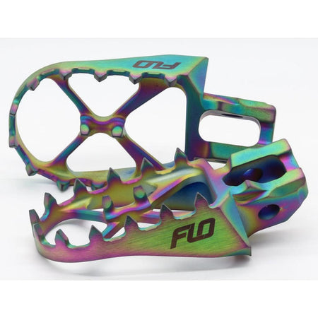 FLO Titanium Foot Pegs Jet Fuel KAWA/HON | TI - 792JET - MojoMotoSport.com