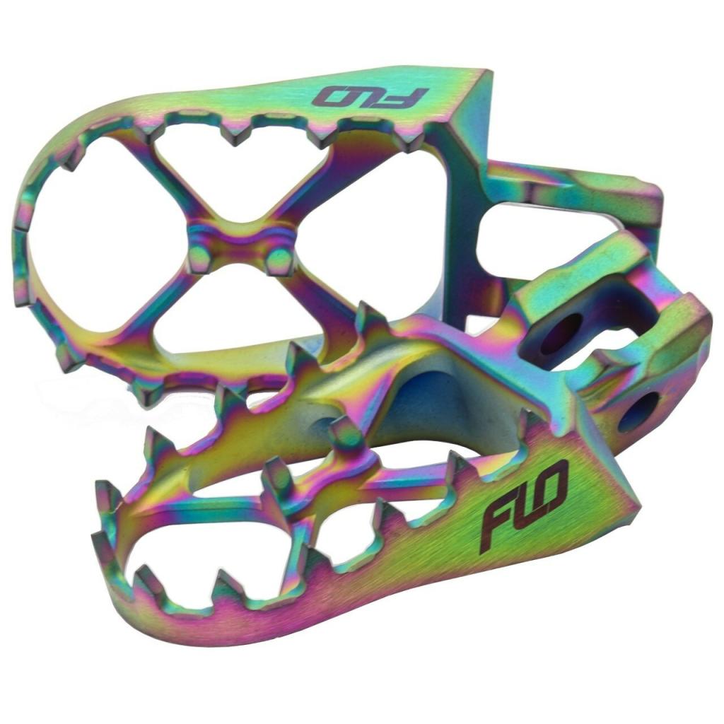FLO Titanium Foot Pegs Yamaha | TI - 793 - MojoMotoSport.com