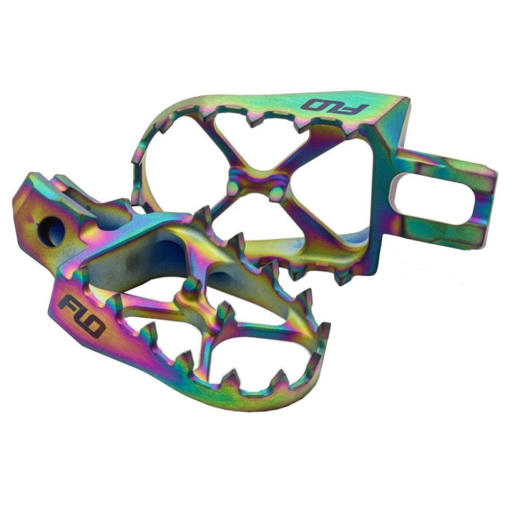 FLO Titanium Foot Pegs Yamaha | TI - 793 - MojoMotoSport.com