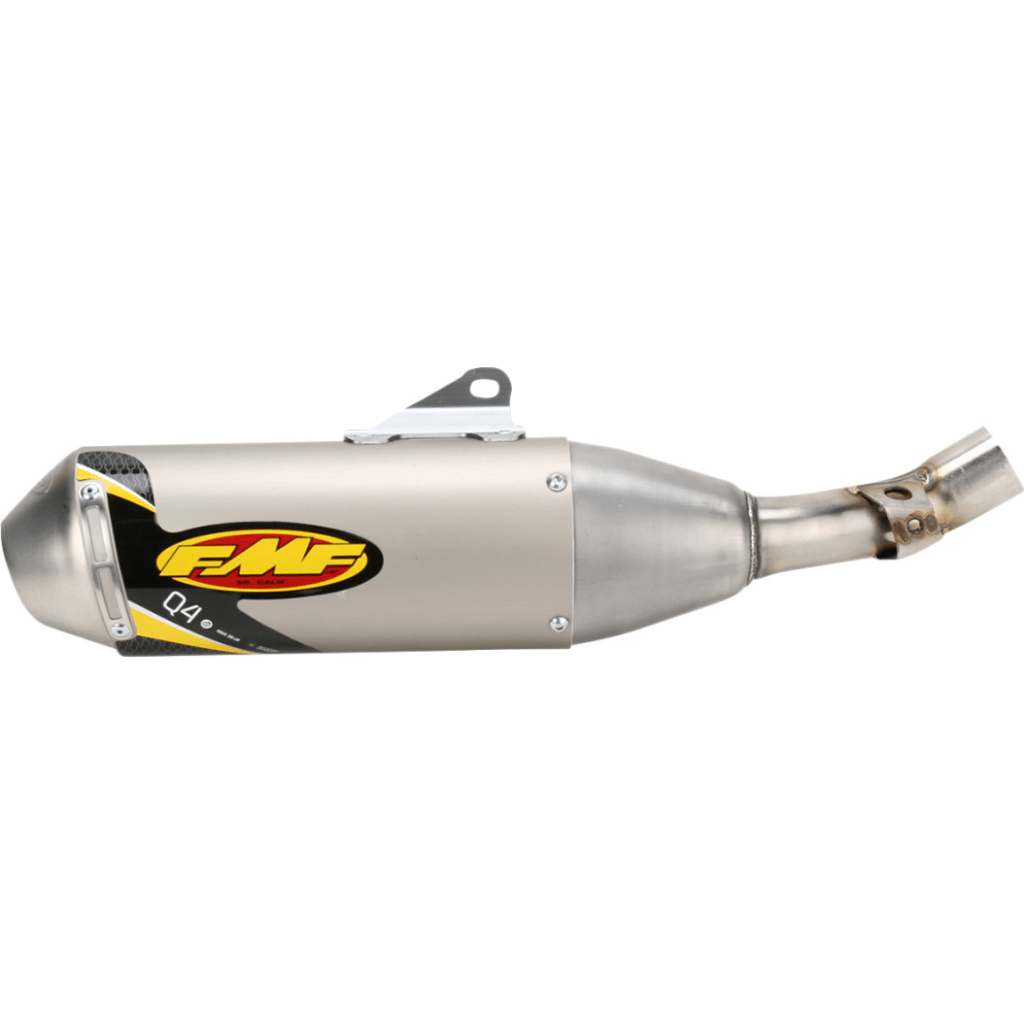 FMF Q4 Stainless Steel Muffler w/ Spark Arrestor Honda CRF150R 2007 - UP | 041287 - MojoMotoSport.com