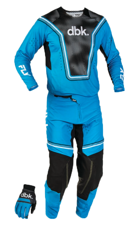 Fly Racing 2027 Evolution DST DBK Gearset - Blue/Black/White