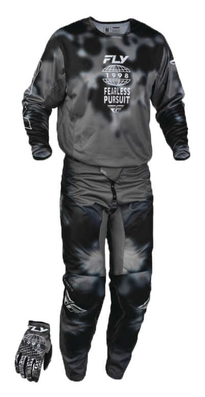 Fly Racing 2027 Kinetic Blur Gearset - Black/Grey