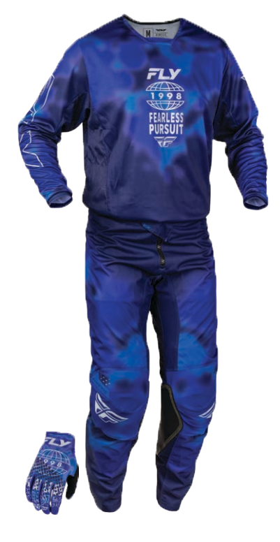 Fly Racing 2027 Kinetic Blur Gearset - Blue/Navy