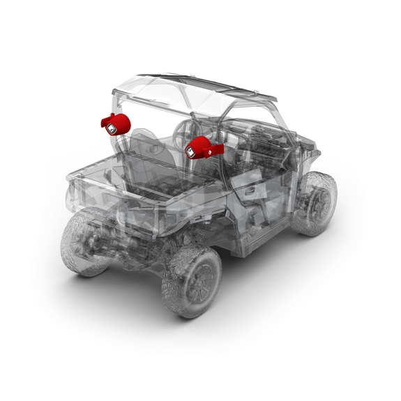 Rockford Fosgate Add-on Rear Moto-Can Kit 2016+ GENERAL Stage 2 & 3 | GNRL-REAR