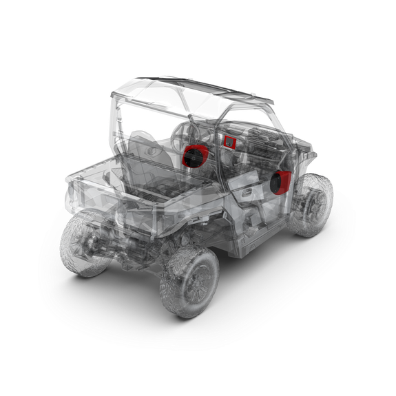 Rockford Fosgate 2016+ Polaris General Stage 2 Audio System | GNRL-STAGE2