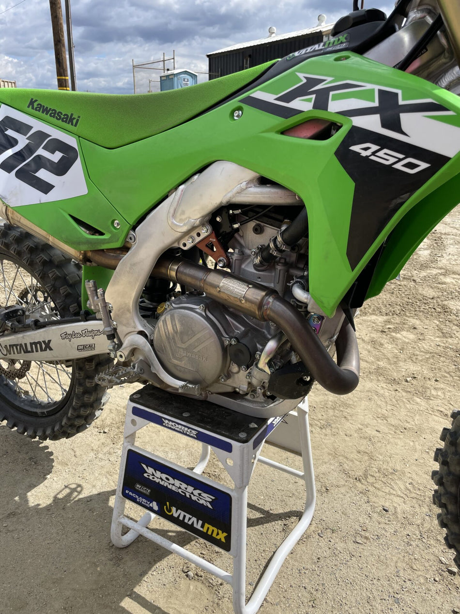 FCP Racing Titanium Engine Mount Kit Kawasaki KX450/X (2024-UP)