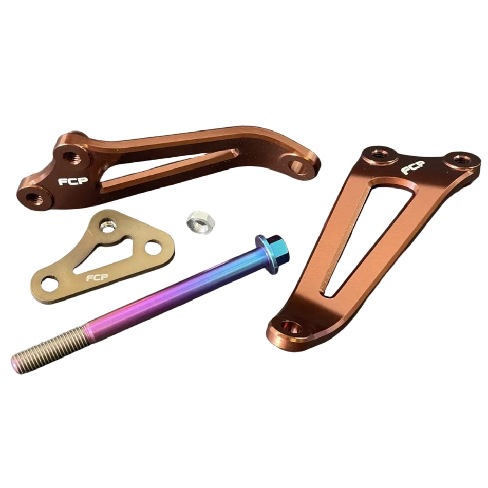 FCP Racing Titanium Engine Mount Kit KTM/Husky/GasGas 125-300 2T (2023-UP)