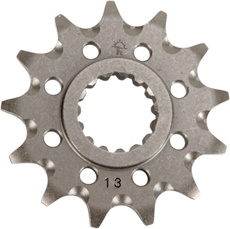 JT Sprockets Self-Cleaning Steel Front Sprocket in natural finish