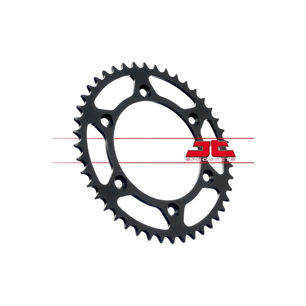 JT Sprockets steel rear sprocket with heat-treated carbon steel construction