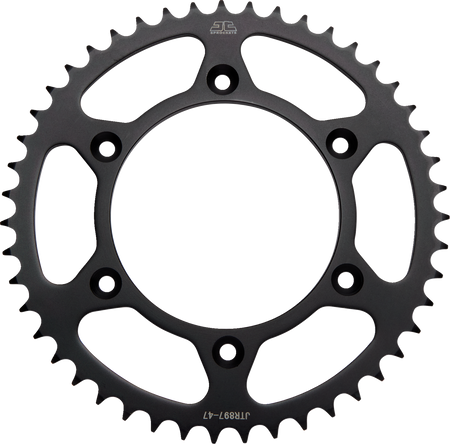 JT Sprockets steel rear sprocket with heat-treated carbon steel construction