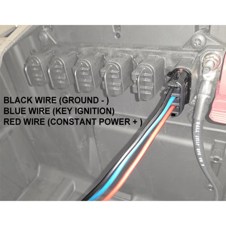 KFI 3 - Pin Wire Harness Pigtail| 101505 - MojoMotoSport.com