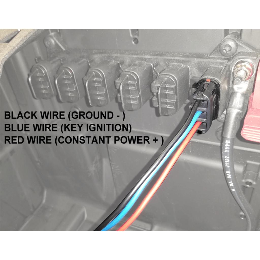 KFI 3 - Pin Wire Harness Pigtail | 102505 - MojoMotoSport.com