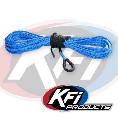 KFI 3/16" Synthetic 50' ATV Winch Cable (Blue) | SYN19 - B50 - MojoMotoSport.com