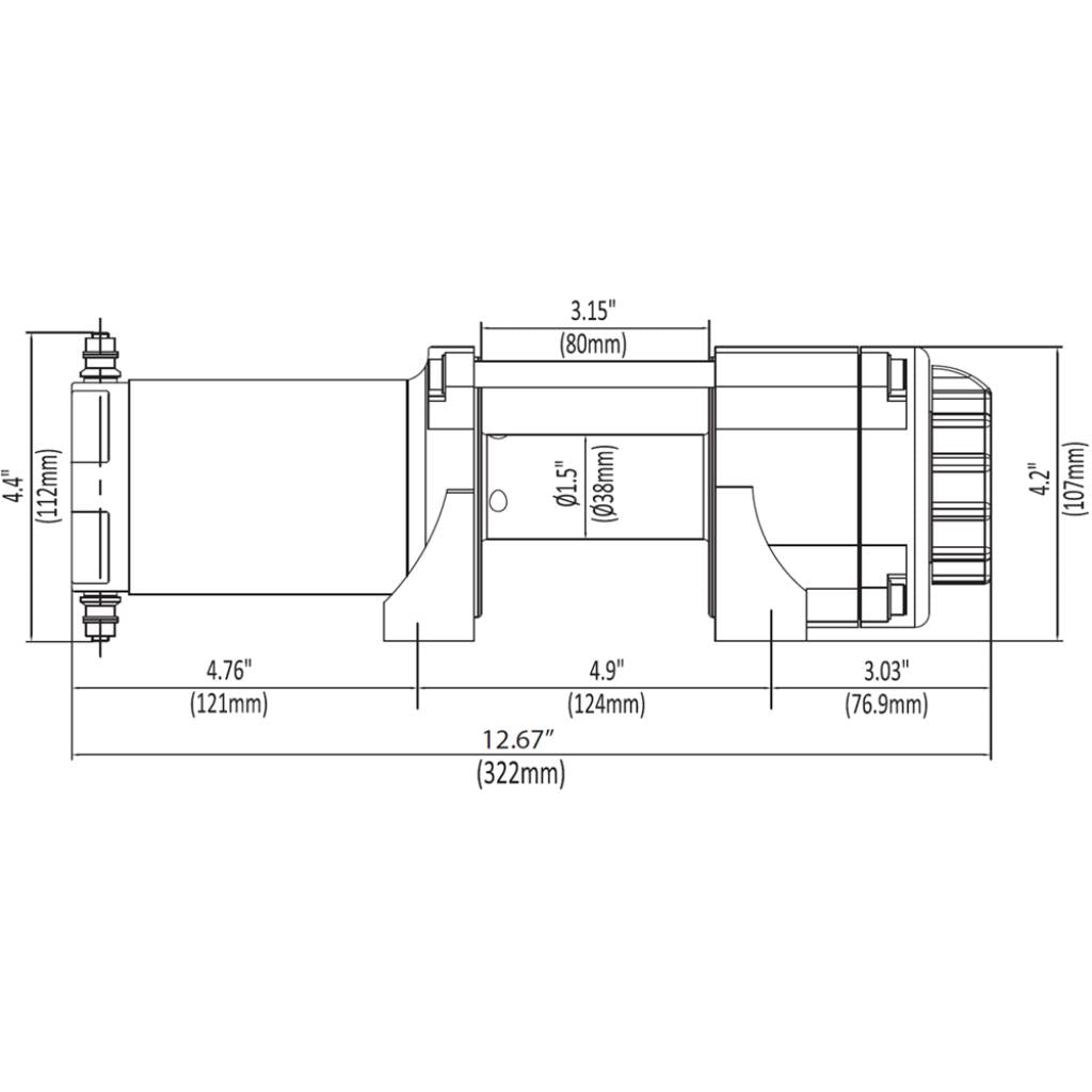KFI A2500 - RL Winch| A2500 - R2 - MojoMotoSport.com