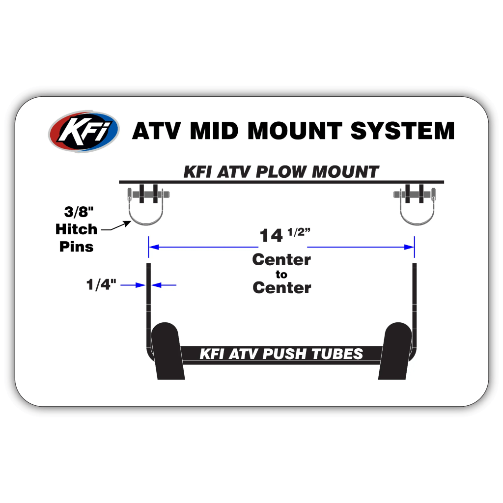 KFI ATV Mid Plow Mount Kit | 105630 - MojoMotoSport.com