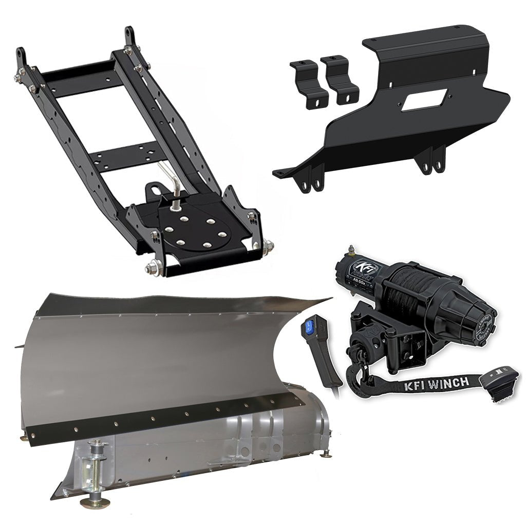 KFI Snowplow Kit 2018 - 2022 Kymco UVX700i - MojoMotoSport.com