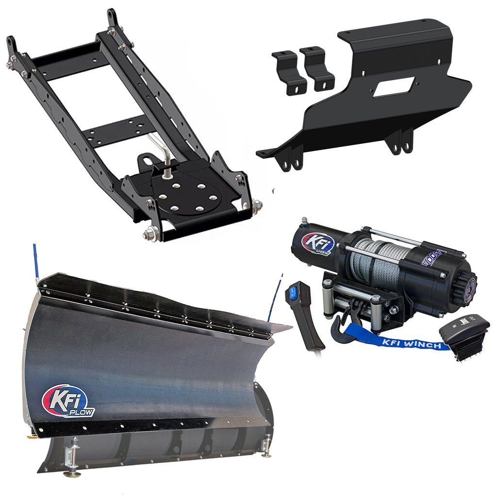 KFI Snowplow Kit 2018 - 2022 Kymco UVX700i - MojoMotoSport.com