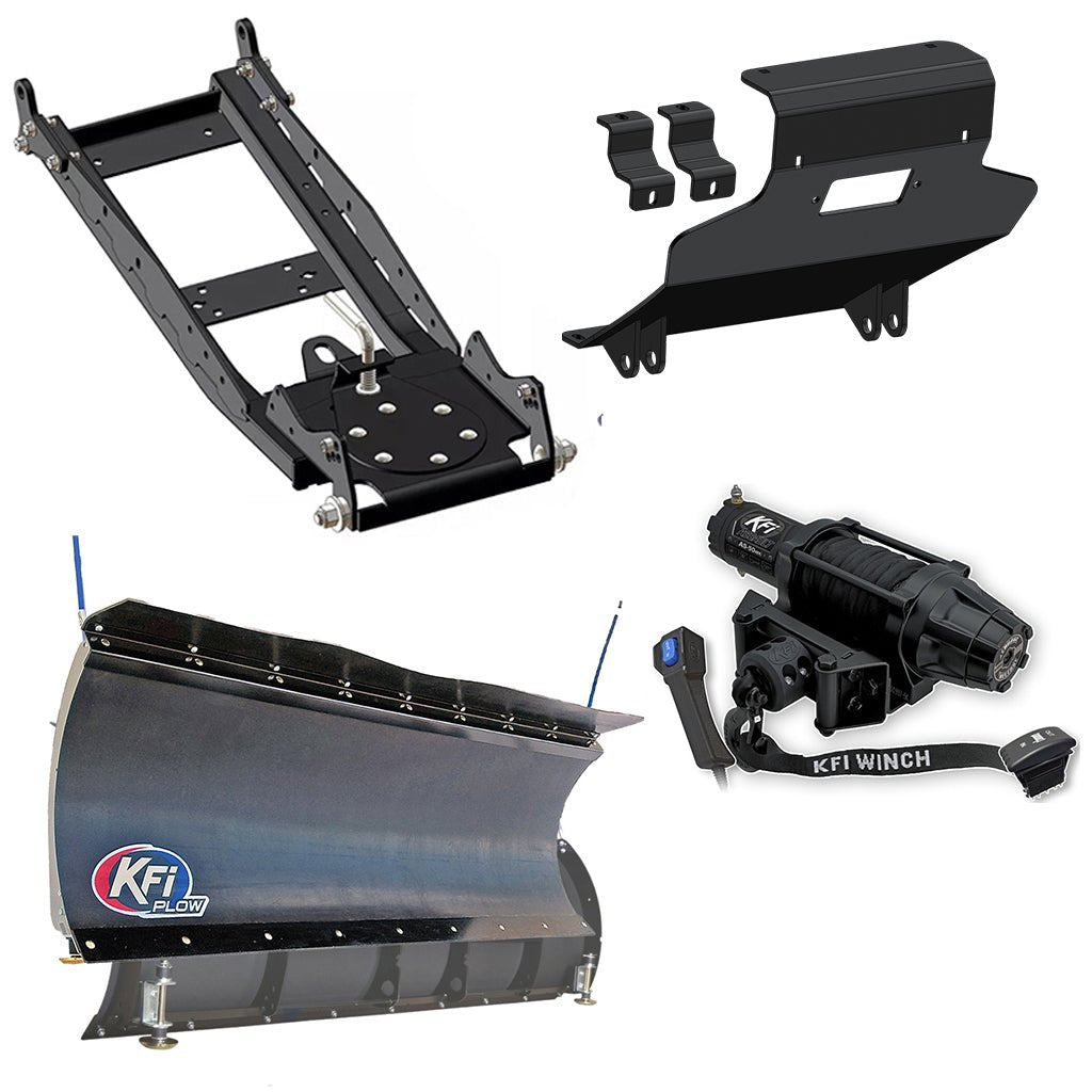 KFI Snowplow Kit 2018 - 2022 Kymco UVX700i - MojoMotoSport.com
