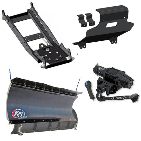 KFI Snowplow Kit 2018 - 2022 Kymco UVX700i - MojoMotoSport.com