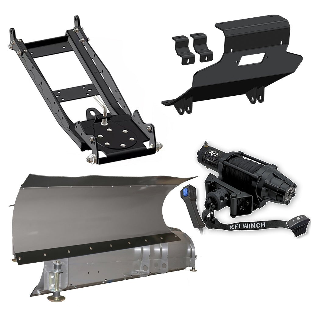 KFI Snowplow Kit 2018 - 2022 Kymco UVX700i - MojoMotoSport.com