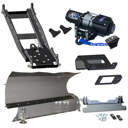 KFI Snowplow Kit Can - Am Defender with level kit - MojoMotoSport.com