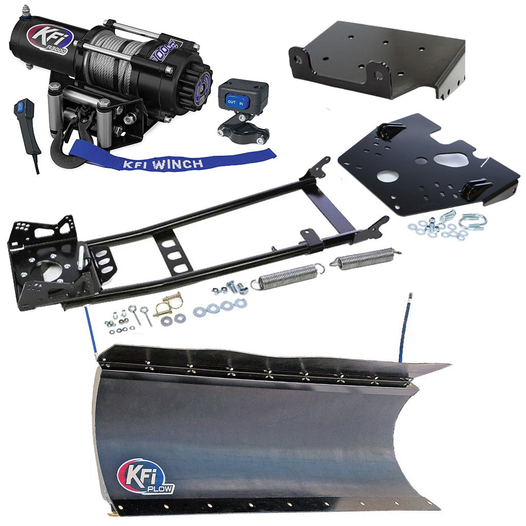 KFI Snowplow Kit fits 2002 - 2007 Suzuki Eiger 400 & Vinson 500 ATV - MojoMotoSport.com