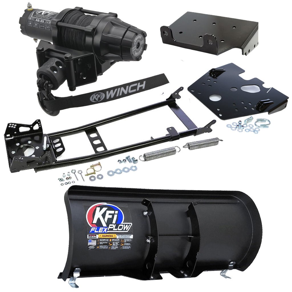 KFI Snowplow Kit fits 2002 - 2007 Suzuki Eiger 400 & Vinson 500 ATV - MojoMotoSport.com