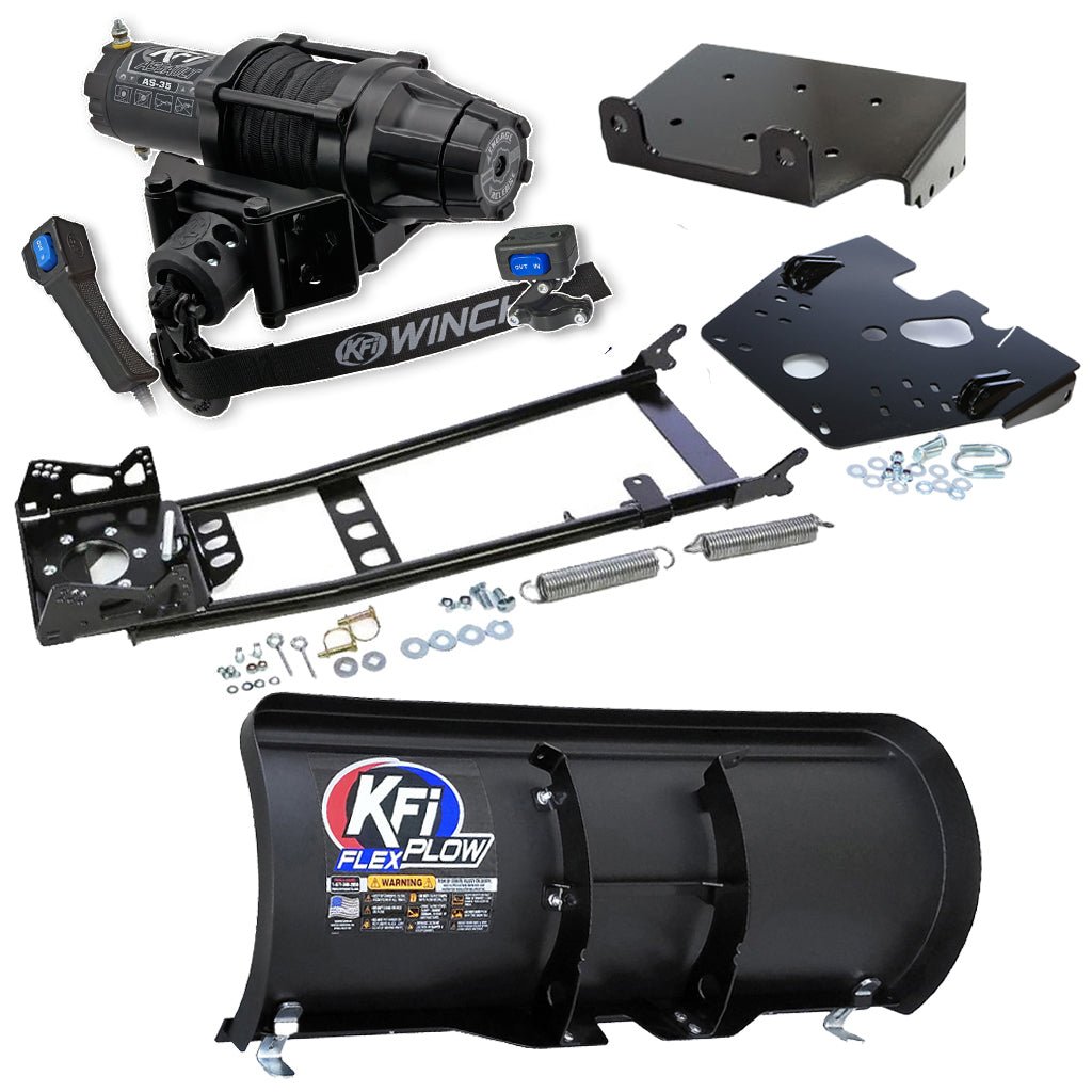 KFI Snowplow Kit fits 2002 - 2007 Suzuki Eiger 400 & Vinson 500 ATV - MojoMotoSport.com