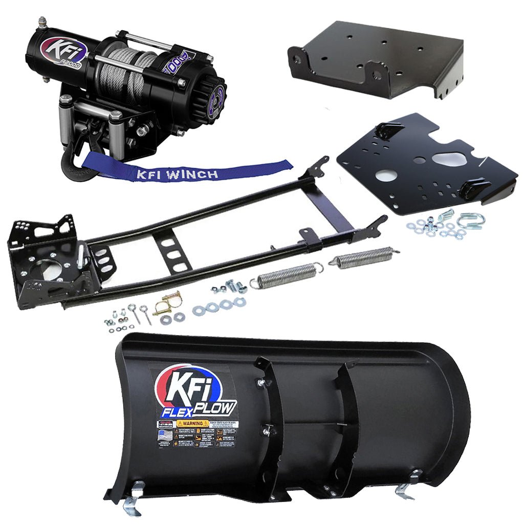 KFI Snowplow Kit fits 2002 - 2007 Suzuki Eiger 400 & Vinson 500 ATV - MojoMotoSport.com