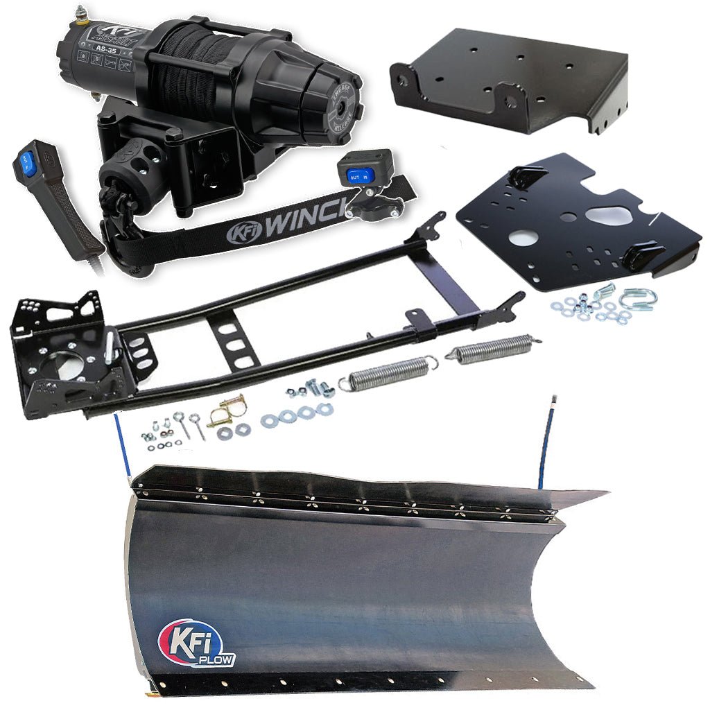 KFI Snowplow Kit fits 2002 - 2007 Suzuki Eiger 400 & Vinson 500 ATV - MojoMotoSport.com