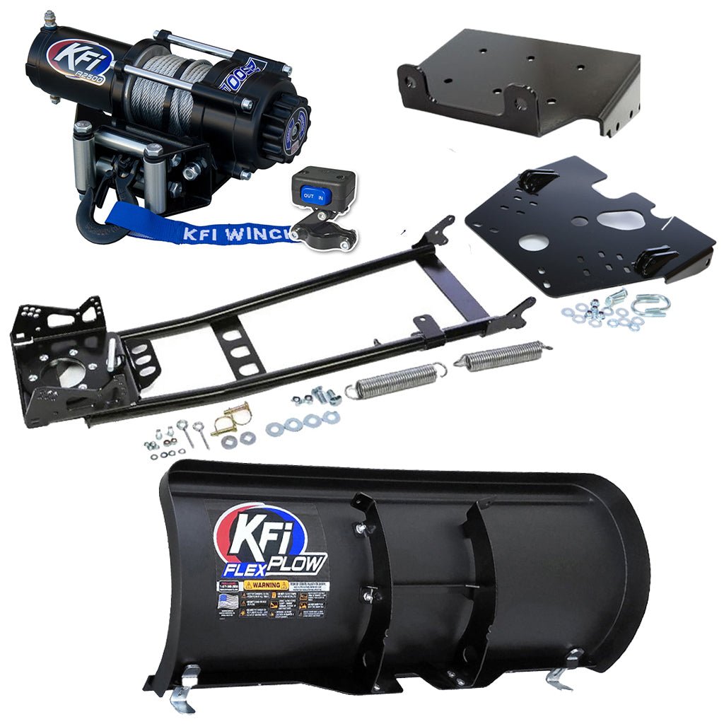 KFI Snowplow Kit fits 2002 - 2007 Suzuki Eiger 400 & Vinson 500 ATV - MojoMotoSport.com