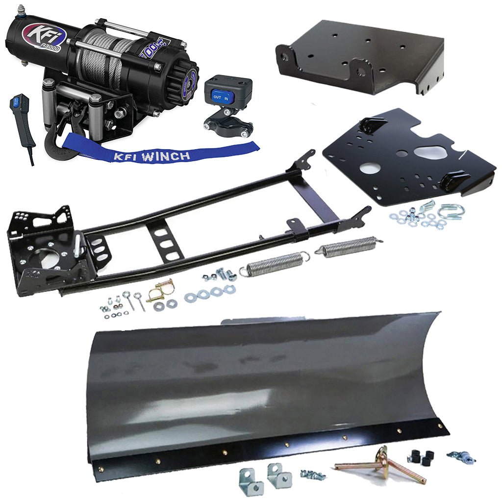 KFI Snowplow Kit fits 2002 - 2007 Suzuki Eiger 400 & Vinson 500 ATV - MojoMotoSport.com