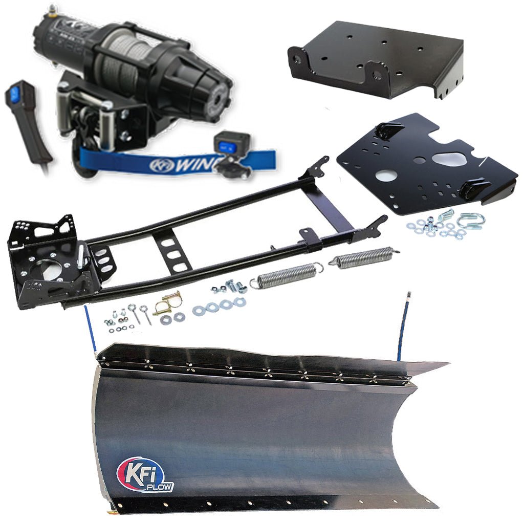 KFI Snowplow Kit fits 2002 - 2007 Suzuki Eiger 400 & Vinson 500 ATV - MojoMotoSport.com