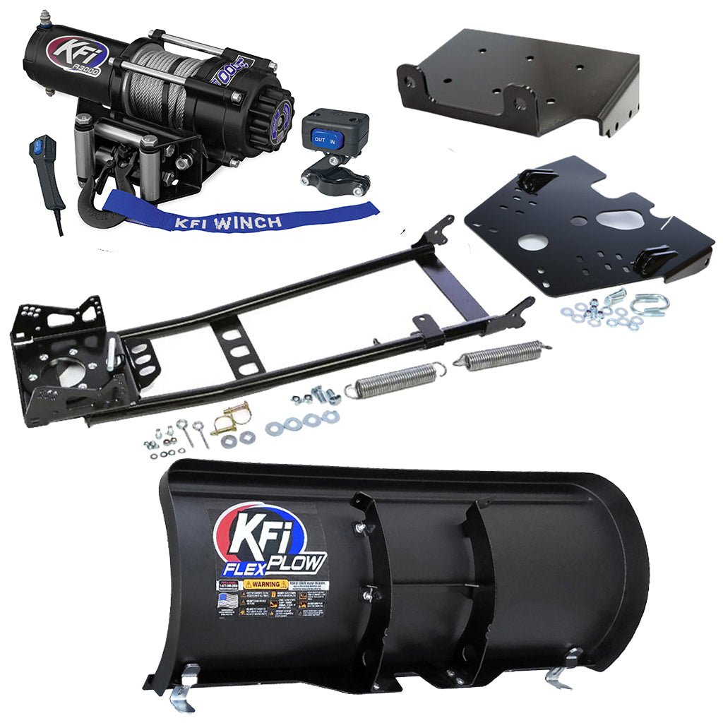 KFI Snowplow Kit fits 2002 - 2007 Suzuki Eiger 400 & Vinson 500 ATV - MojoMotoSport.com
