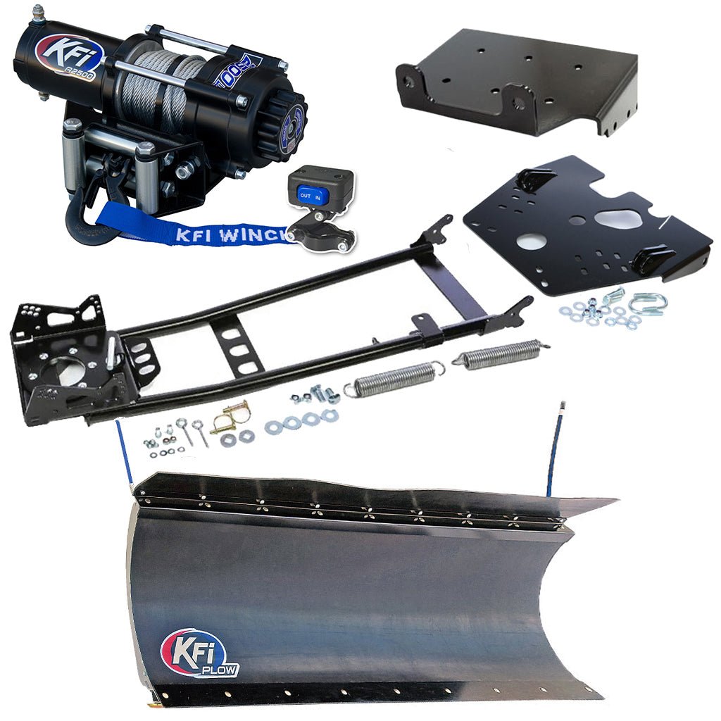 KFI Snowplow Kit fits 2002 - 2007 Suzuki Eiger 400 & Vinson 500 ATV - MojoMotoSport.com