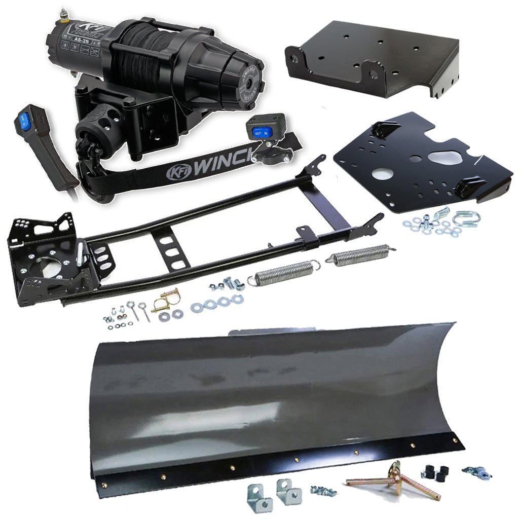 KFI Snowplow Kit fits 2002 - 2007 Suzuki Eiger 400 & Vinson 500 ATV - MojoMotoSport.com