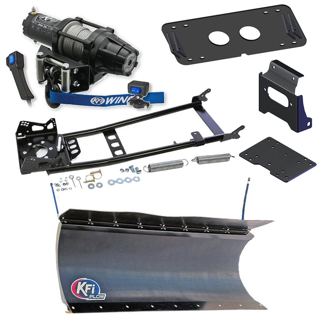 KFI Snowplow Kit fits 2007 - on Honda TRX250TE & TRX250TM Recon ATV - MojoMotoSport.com