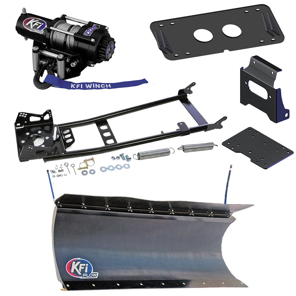 KFI Snowplow Kit fits 2007 - on Honda TRX250TE & TRX250TM Recon ATV - MojoMotoSport.com