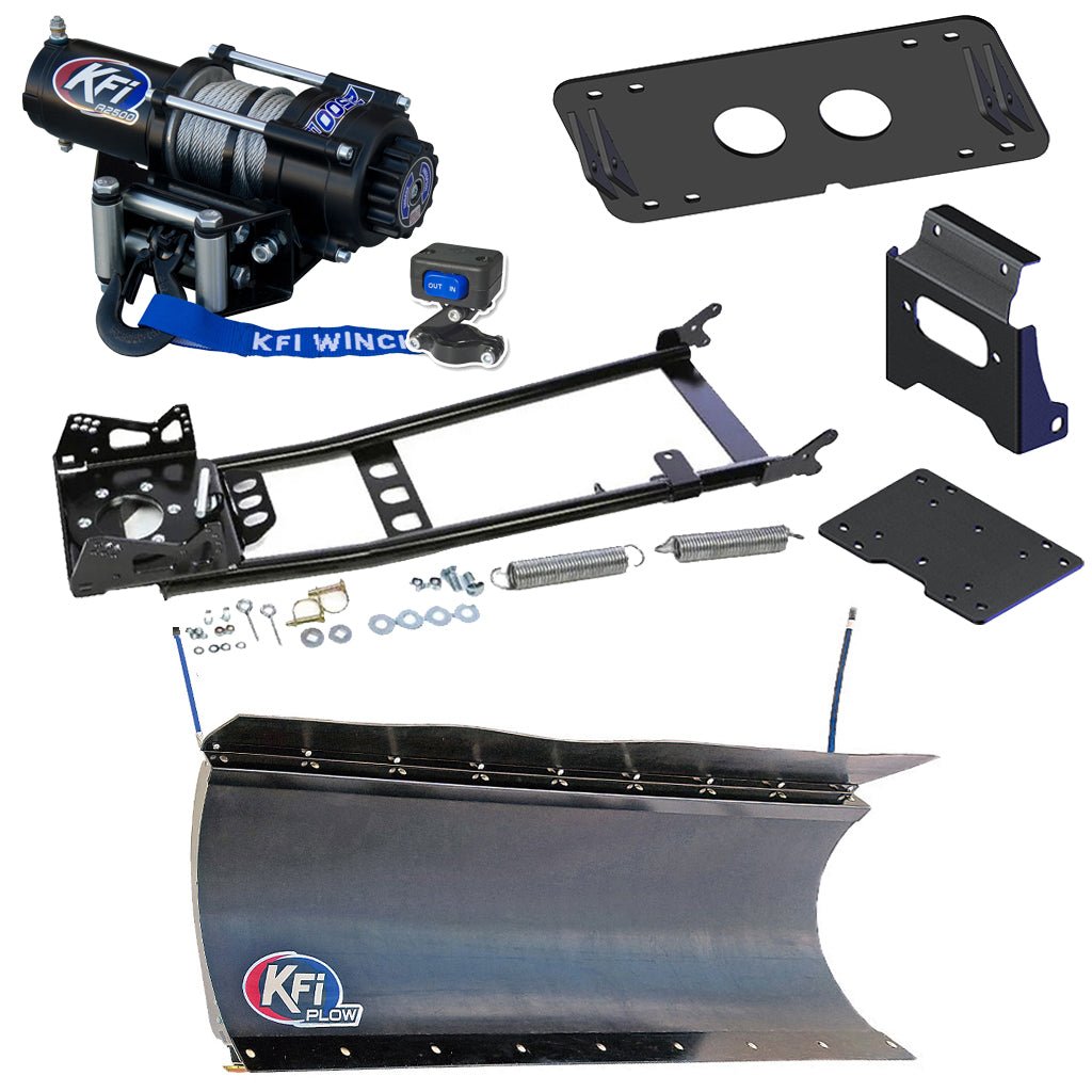 KFI Snowplow Kit fits 2007 - on Honda TRX250TE & TRX250TM Recon ATV - MojoMotoSport.com
