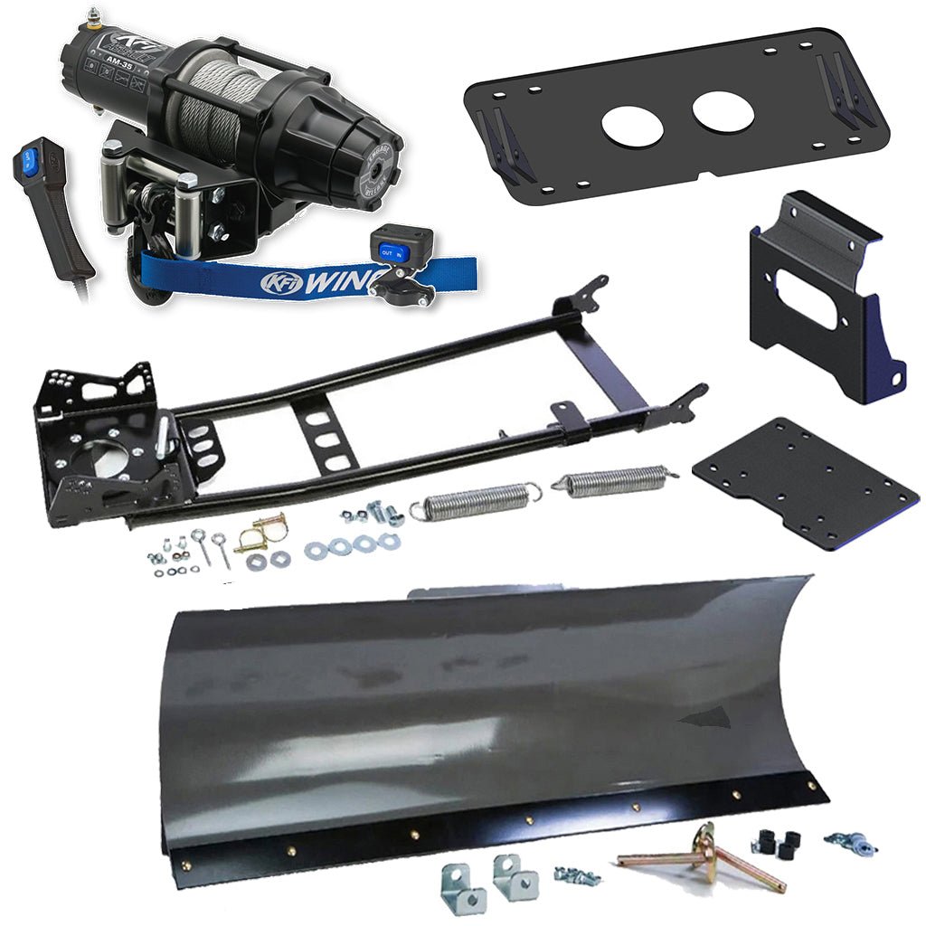 KFI Snowplow Kit fits 2007 - on Honda TRX250TE & TRX250TM Recon ATV - MojoMotoSport.com